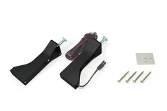 Mec rack set kastbaarhouders zwart+kabel